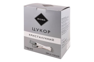 Сахар кристаллический из сахарной свеклы RIOBA к/у 200х5г