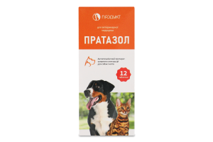 Засіб антигельмінтний д/собак та котів Пратазол 12таблеток Продукт