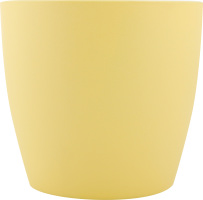 Горщик квіт. Don-Plast AGA MAT 14 см жовтий DA 14 MAT И347 (Польща)