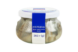 Сельдь филе-кусочки в масле Norven с/б 260г