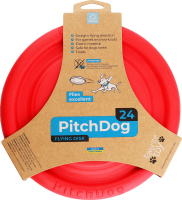 Диск д/апортування собак рожевий 24см ПітчДог