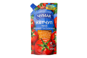 Кетчуп пастеризованный Чили Чумак д/п 250г