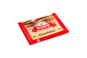 Сир плавлений Rupp з чедером 30% скибочки
