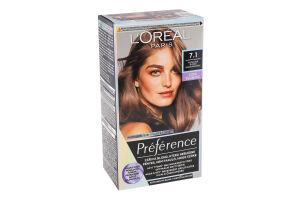 Фарба для волосся Preference №7.1 L'Oreal Paris 1шт