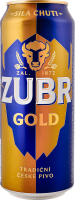 Пиво 0.5л 4.6% светлое фильтрованное пастеризованное Gold Zubr ж/б
