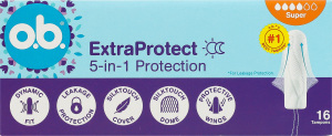 Тампоны гигиенические Защита 5в1 ExtraProtect Super O.b. 16шт