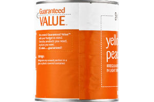 Guaranteed Value Yellow Cling Peaches in Light Syrup