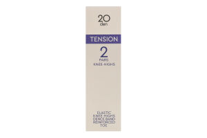 Получулки женские Conte elegant Tension 20den 23-25 bronz 2пары