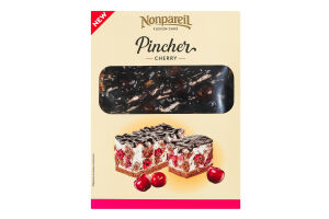 Торт бисквитный Пинчер с вишней Nonpareil лоток 800г