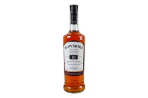 Віскі 0.7л 43% односолодове 18YO Bowmore к/у