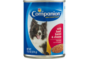 Companion Dog Food Beef, Bacon & Cheese