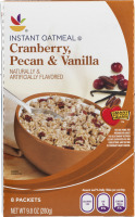 Ahold Instant Oatmeal Cranberry, Pecan & Vanilla - 8 CT