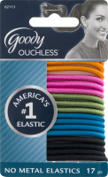 Goody Ouchless No Metal Elastics - 17 CT