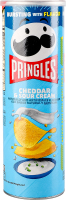 Снек пікантний Pringles смак сир чеддер-цибуля