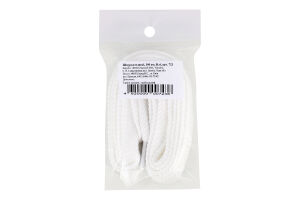 Шнурки д/взуття білі пласкі 100см 723 Парадокс