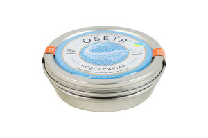 Икра сибирского осетра зернистая Noble caviar Osetr в/с ж/б 50г