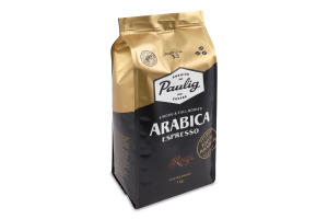 Кава натуральна в зернах Arabica Espresso Paulig м/у 1кг