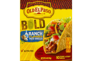 Old El Paso Bold Ranch Flavored Taco Shells Stand 'n Stuff