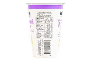 Напій кефірний 1.5% з фруктовим наповнювачем пастеризованим Яблуко-ромашка Кефірний вечір Lekker ст 180г