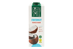 Напиток рисово-кокосовый ультрапастеризованный обогащенный кальцием Green Smile т/п 1л