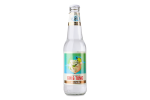 Напій с/а Kiss Gin&Tonic 4,7% 0,33л с/пл
