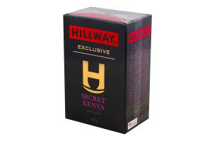 Чай черный байховый листовой Secret Kenya Exclusive Hillway в/с к/у 100г
