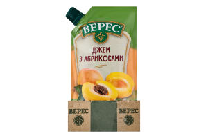 Джем с абрикосами нестерилизованный Верес д/п 140г
