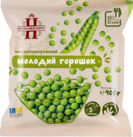 Горошек быстрозамороженный молодой Highberry м/у 400г