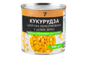 Конс Кукурудза Семерка 340 г ж/б