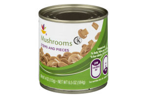 Ahold Mushrooms Stems and Pieces