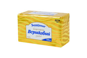 Маргарин 72% столовий Вершковий особий Запорізький м/у 500г