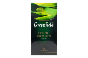 Чай зелений Flying Dragon Greenfield к/у 25х2г