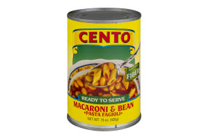 Cento Ready to Serve Macaroni & Bean Pasta Fagioli