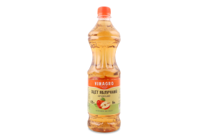 Оцет яблучний натуральний 6% 0,9л пет Vinagro