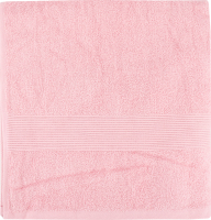 Рушник персиковий махровий з бордюром 70*140см 400г/м2 ГМ Текстайл