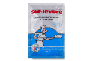 Дрожжи сухие хлебопекарные активные Saf-Levure м/у 100г