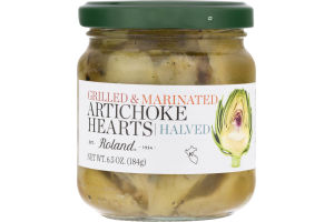 Roland Grilled & Marinated Artichoke Hearts Halved