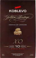Коньяк 500мл 40% марочний XO Golden heritage Koblevo к/у