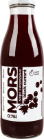 Морс из чёрной смородины пастеризованный Ягура с/бут 0.75л