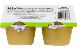 Nature's Promise Organic Unsweetened Applesauce - 4 CT