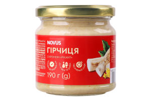 Гірчиця з хроном Пікант Novus с/б 190г