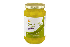 Ahold Banana Peppers Hot Rings