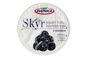 Йогурт Piatnica Скир по-ісландськи лохина