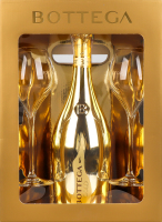 Набір Вино ігр Bottega Gold Prosecco Brut+2 бокали