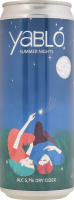 Сидр 0.33л 5.7% сухий газований звичайний купажний Summer nights Yablo з/б