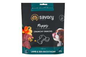Ласощі для собак Lamb&Sea Buckthorn Puppy Savory д/п 200г