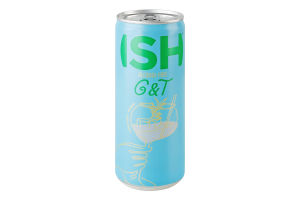 Напиток безалкогольный 0.25л 0.5% газированный Джин-тоник Ish ж/б