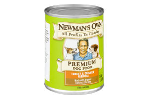 Newman's Own Premium Dog Food Turkey & Chicken Formula