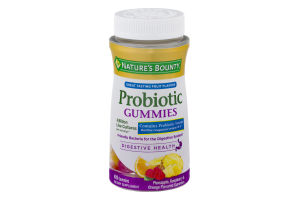 Nature's Bounty Probiotic Gummies Pineapple, Raspberry & Orange - 60 CT