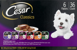 Cesar Classics Canine Cuisine Variety - 36 CT